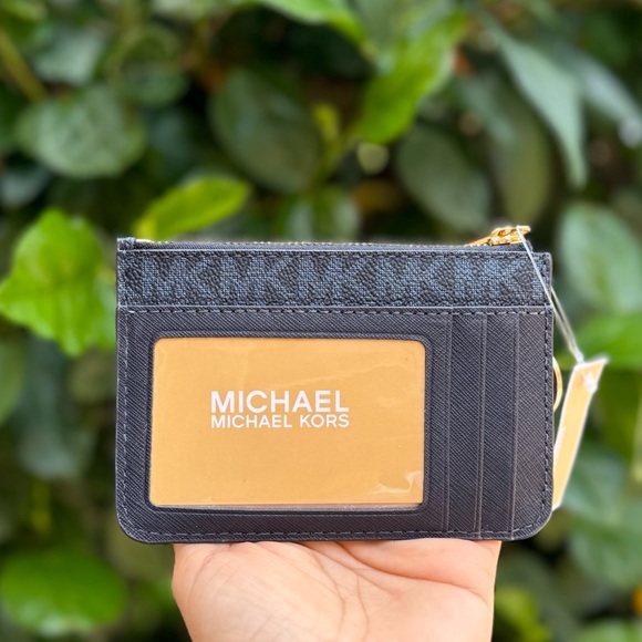 Michael Kors Jet Set TZ Coin Wallet MK Admiral - Picture 2 of 8